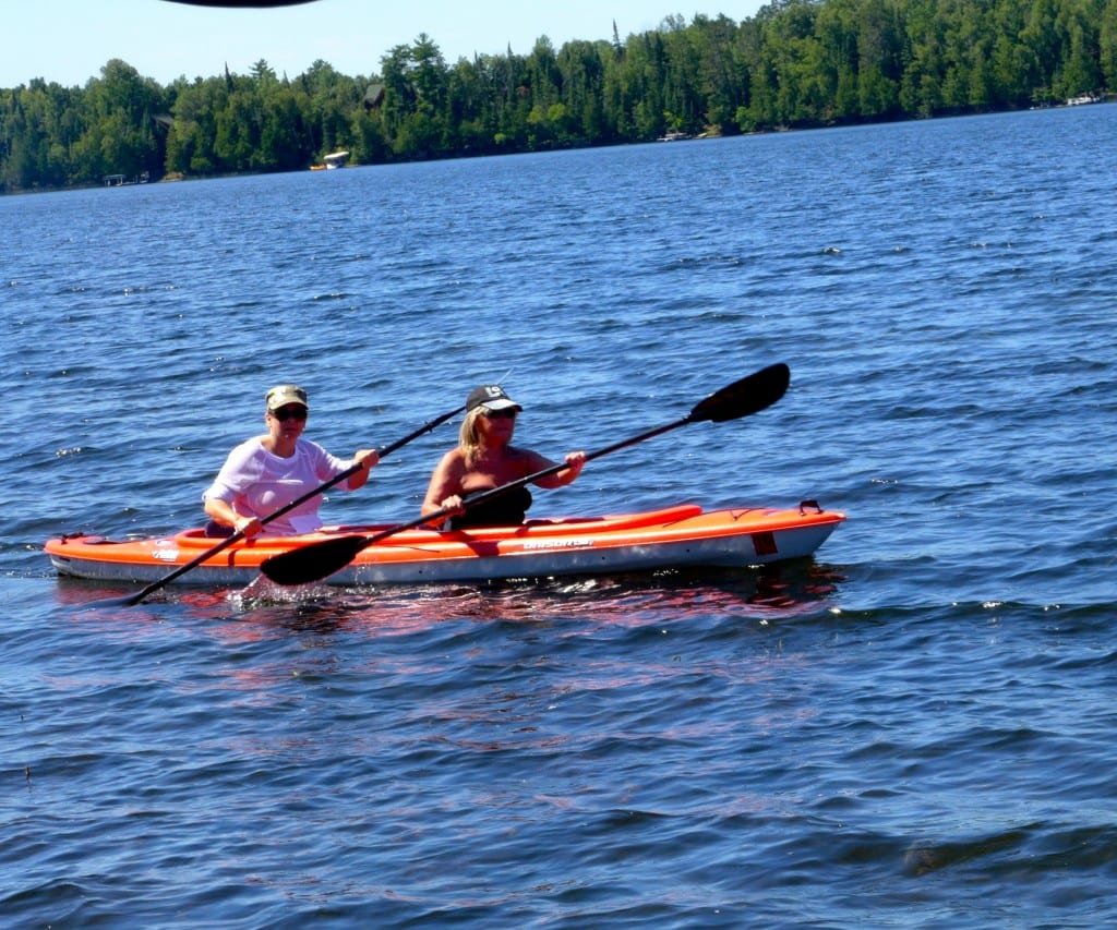 Christy & Gini Kayaking