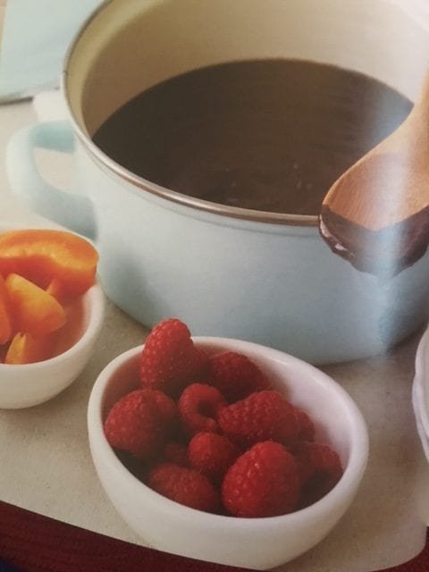 Chocolate Fondue --Photo by Jennifer Martine