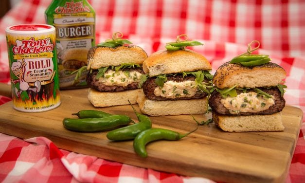 Tony Chachere’s Stuffed Bold Burger