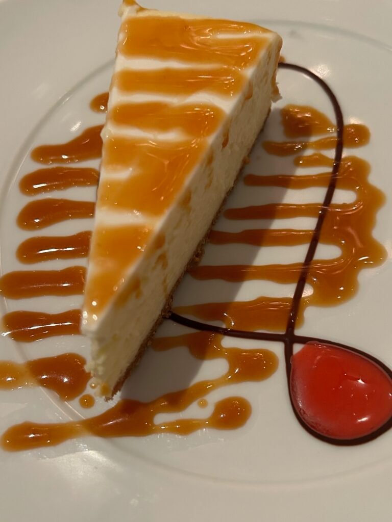 Creamy salted caramel cheese cake