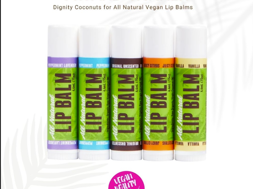 Dignity Coconuts Offers a Flash Sale For Their Award-Winning Vegan Lip Balms