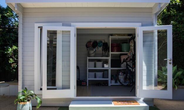 How to Create a Calmer Backyard Utility Space