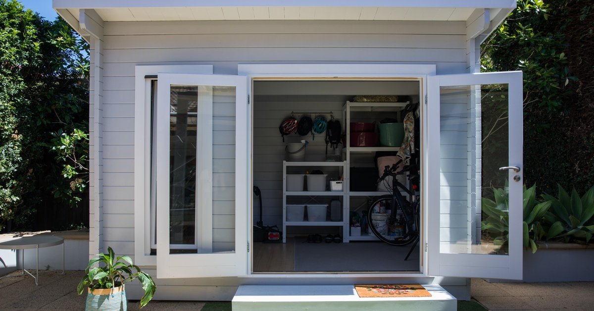 How to Create a Calmer Backyard Utility Space