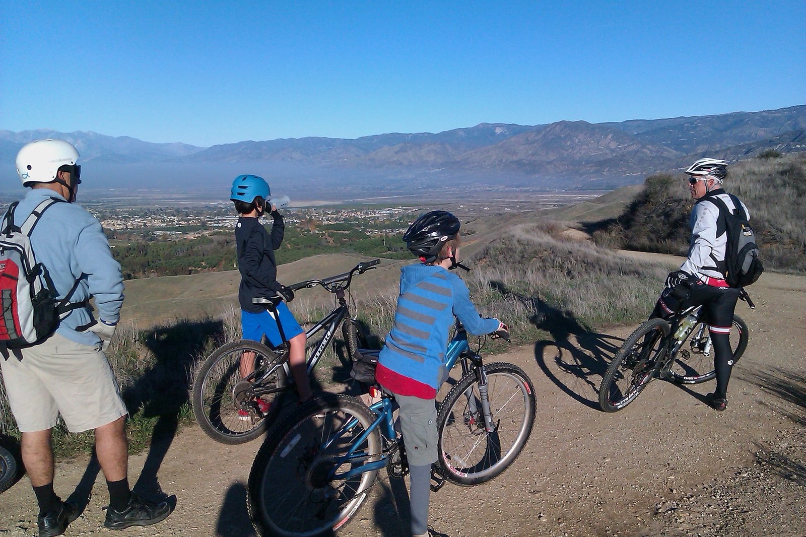 Mountain and road biking a great family activity